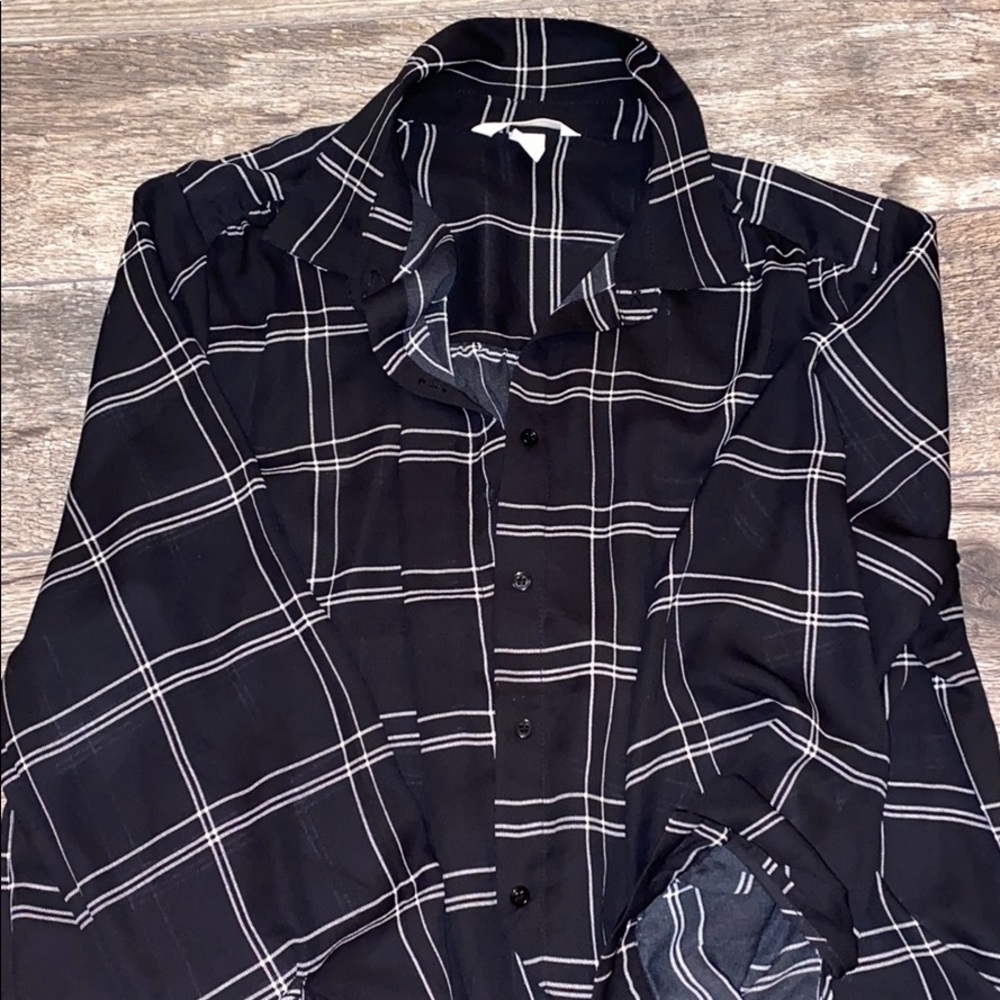 H&M long sleeve button up